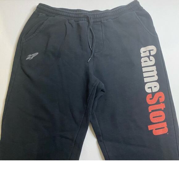 Game Stop Black Joggers Unisex Size XL - Picture 3 of 6